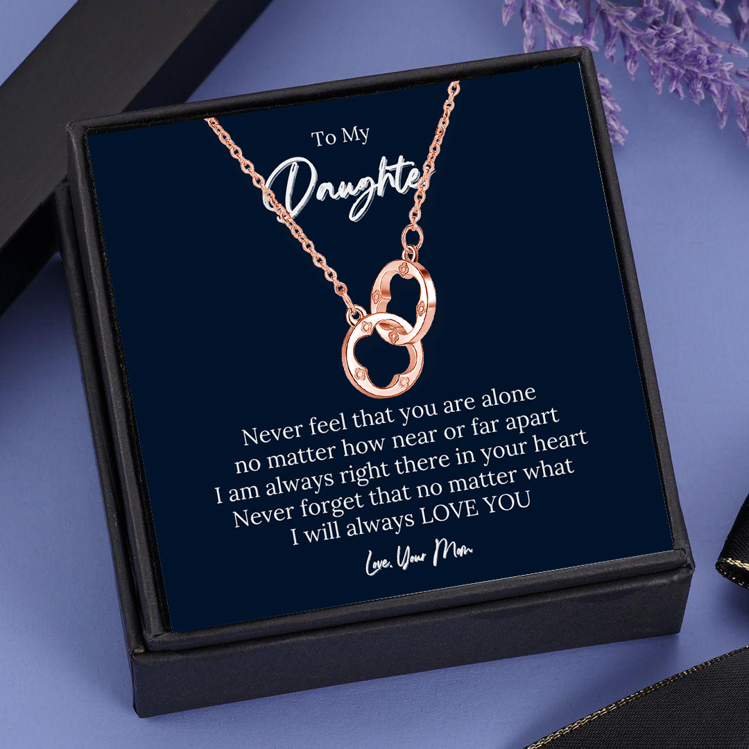 Personalised Double Round Link Necklace Gift For Her-Jessemade AU