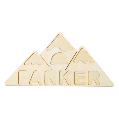 Personalised Kid's Wooden Name Alphabet Puzzle Toy for Toddlers Early Learning Child Toy-Jessemade AU