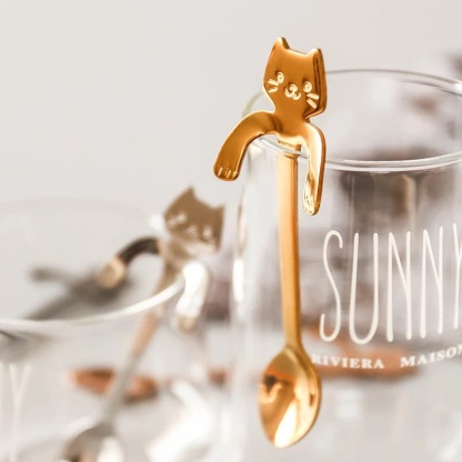 Cat Spoon Stainless Steel Spoon Cute Family Gifts-Jessemade AU