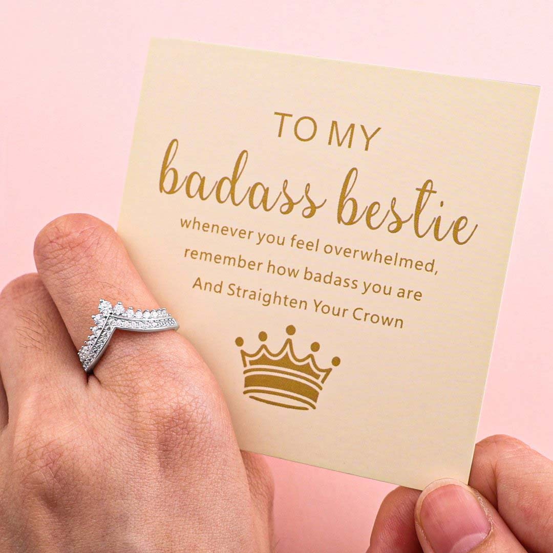 To My Mother Crown Ring "Straighten Your Crown"-Jessemade AU