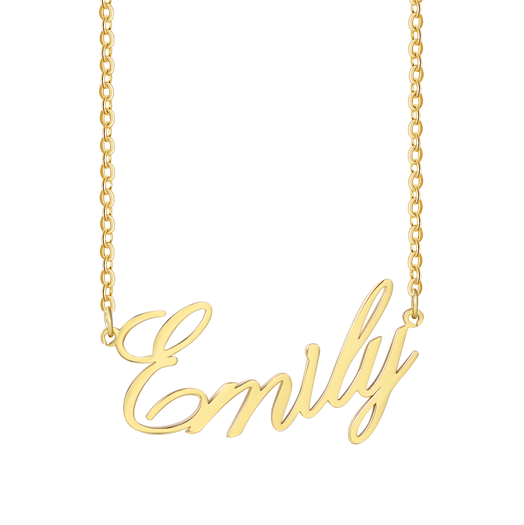 Personalised Necklace Custom 1 Name Necklace Gift For Women-Jessemade AU