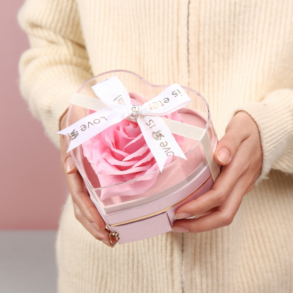 Rose Exquisite Jewelry Box Storage Box Valentine's Day Gift Packaging Box-Jessemade AU