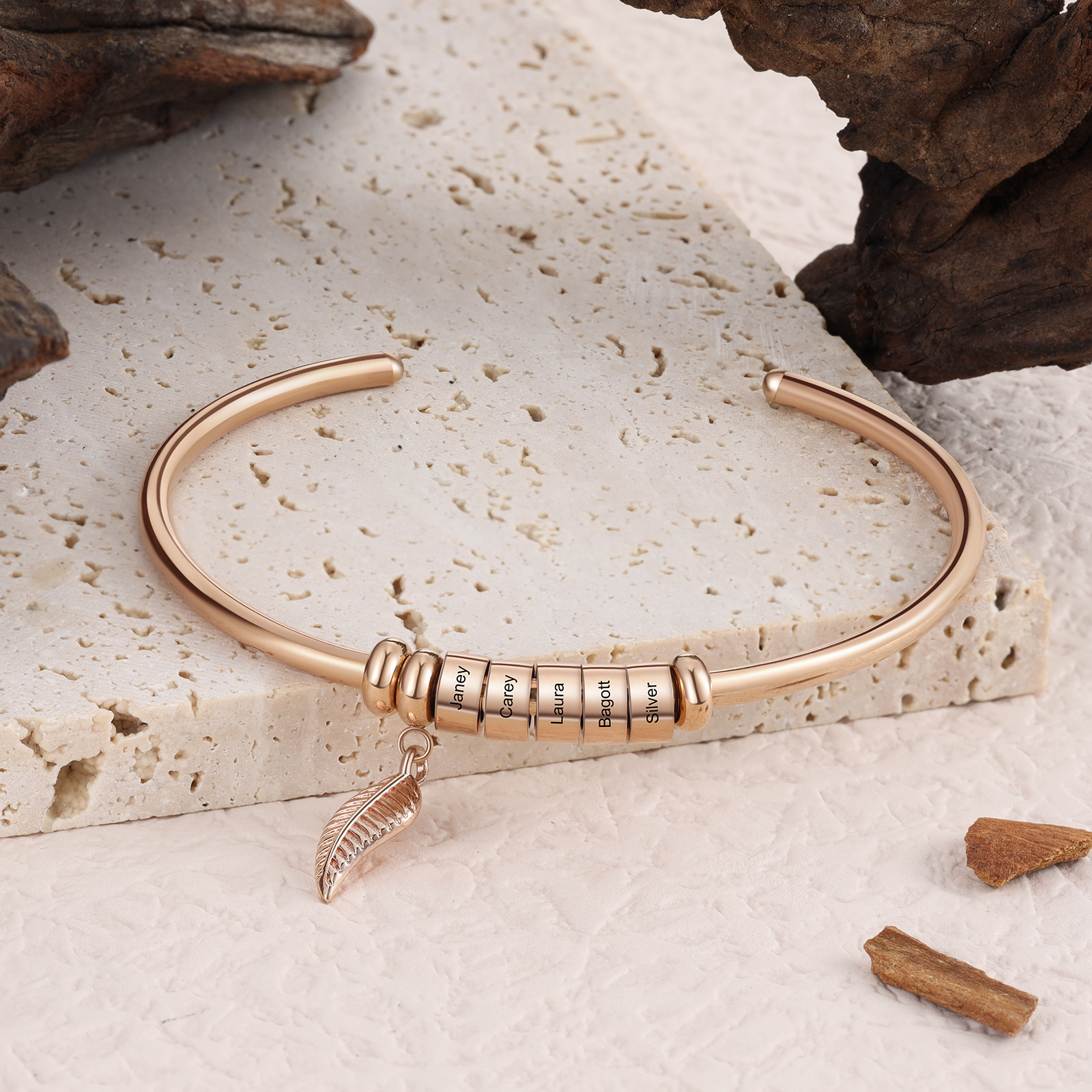 5 Bracelet Bracelet with a leaf-Jessemade AU