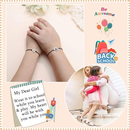 Dandelion Bracelet Mother and Daughter Bracelet Back To School Gift Adjustable String Bracelet-Jessemade AU