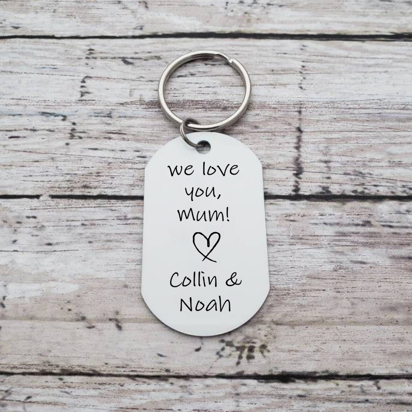 Personalised Mother Photo Keychain We Love You Mum Keyring-Jessemade AU
