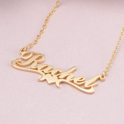10K Gold Personalised Necklace Custom 1 Name Necklace Gift For Women-Jessemade AU
