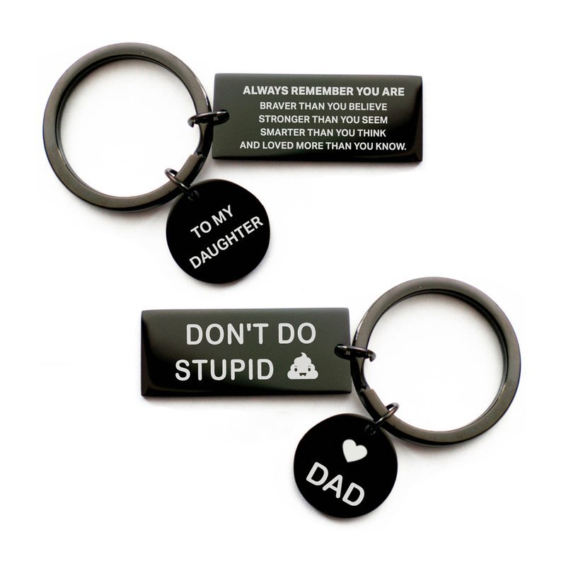 Don't Do Stupid Funny Keychain Gifts For Kids-Jessemade AU
