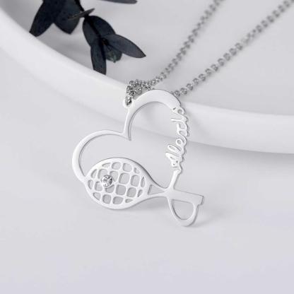 Personalised Necklace Custom 1 Name Necklace Gift For Women-Jessemade AU