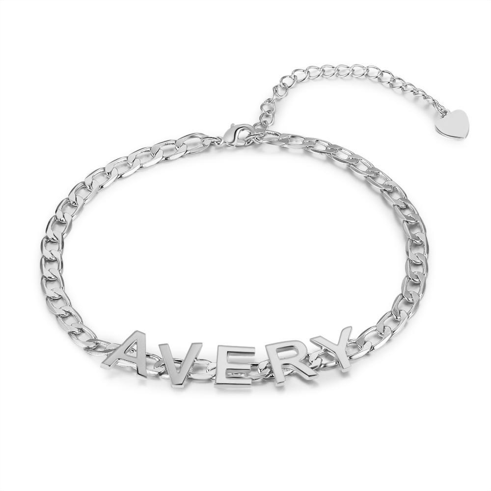 Personalised Bracelet Custom 1 Name Bracelet Gift For Women-Jessemade AU