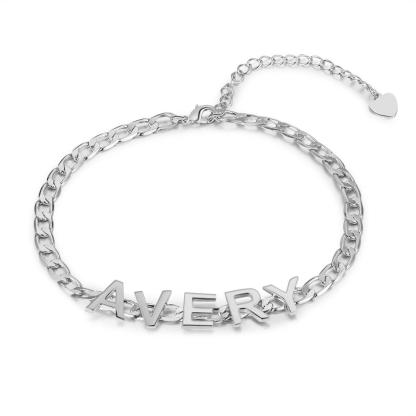 Personalised Bracelet Custom 1 Name Bracelet Gift For Women-Jessemade AU