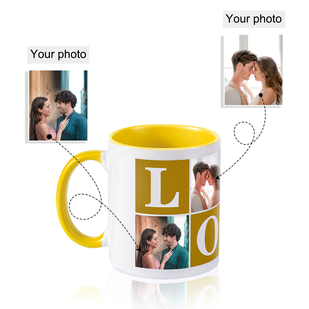 Personalised Photo Love Mug Cup Custom Photos Gifts For Her-Jessemade AU