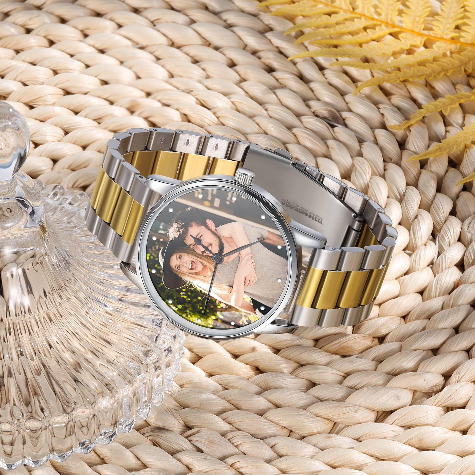 gift Photo Watch - Personalised Engraved Watch For Him-Jessemade AU