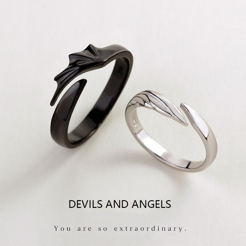 Couple Ring Set Matching Rings Adjustable Ring Gift for Couple-Jessemade AU