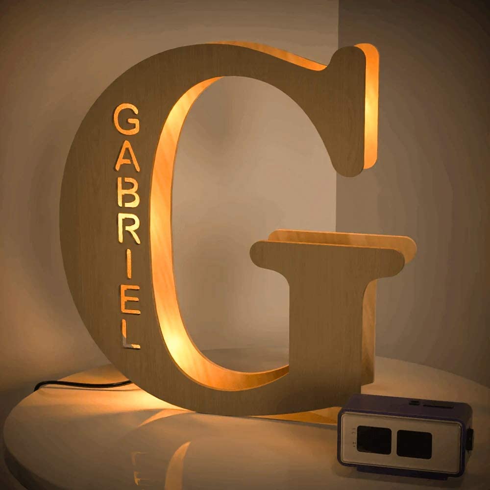 Personalised Name Letter Light A~I 19/29CM-Jessemade AU