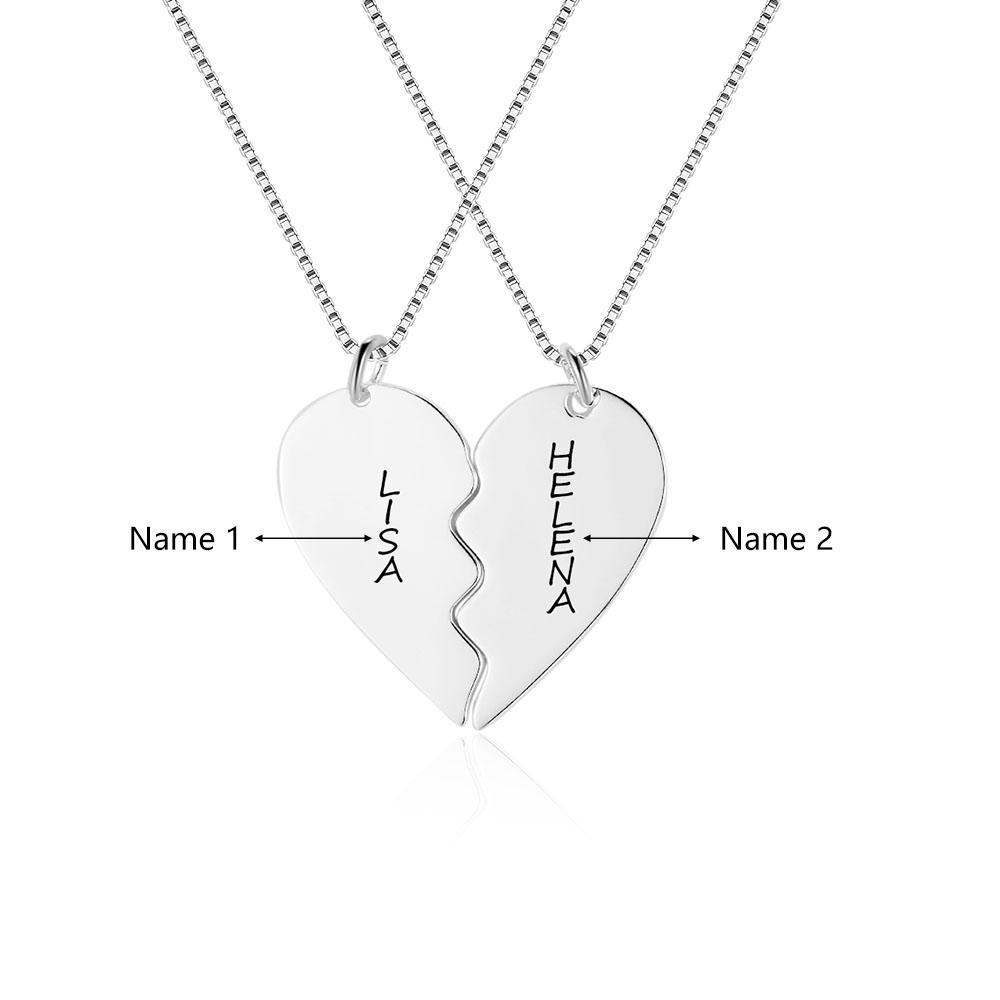 Heart Necklace Couple Necklace-Jessemade AU
