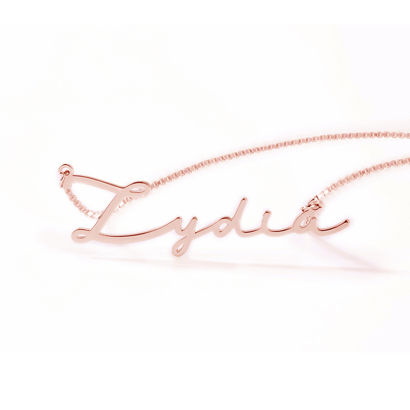Personalised Necklace Custom 1 Name Necklace Gift For Her-Jessemade AU