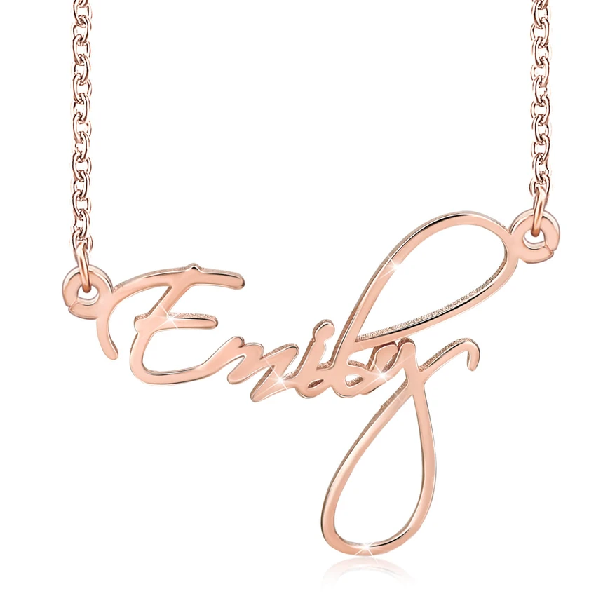 Personalised Necklace Custom 1 Name Necklace Gift For Women-Jessemade AU