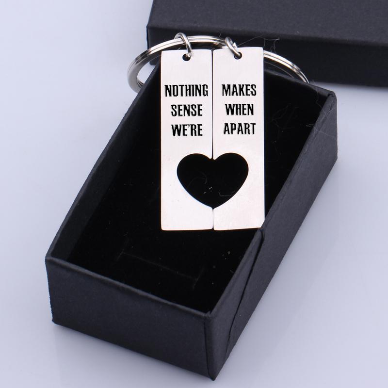 Nothing Makes Sense When We're Apart, Personalised Keychain Gifts For Her-Jessemade AU