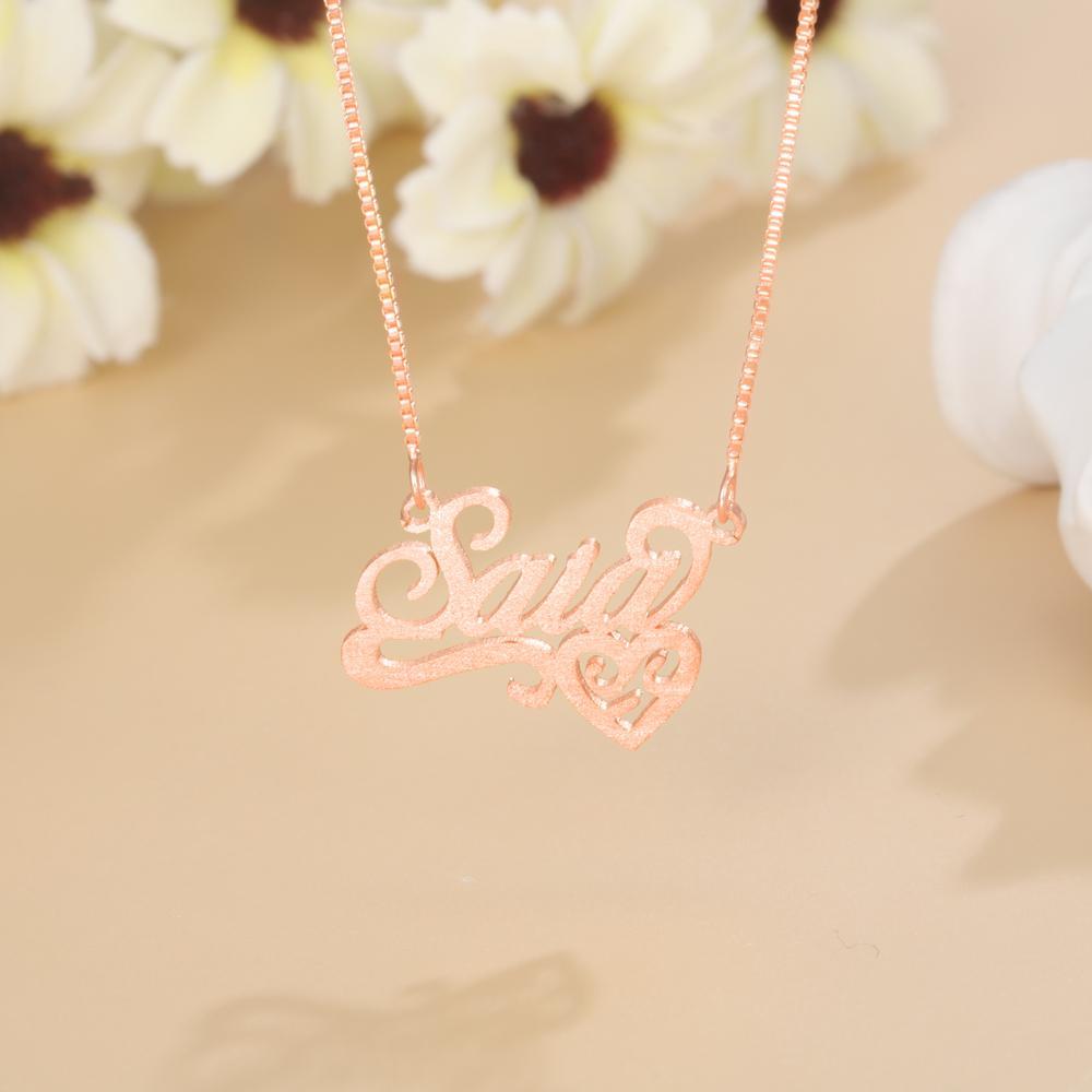 Personalised Necklace Custom 1 Name Necklace Gift For Women-Jessemade AU