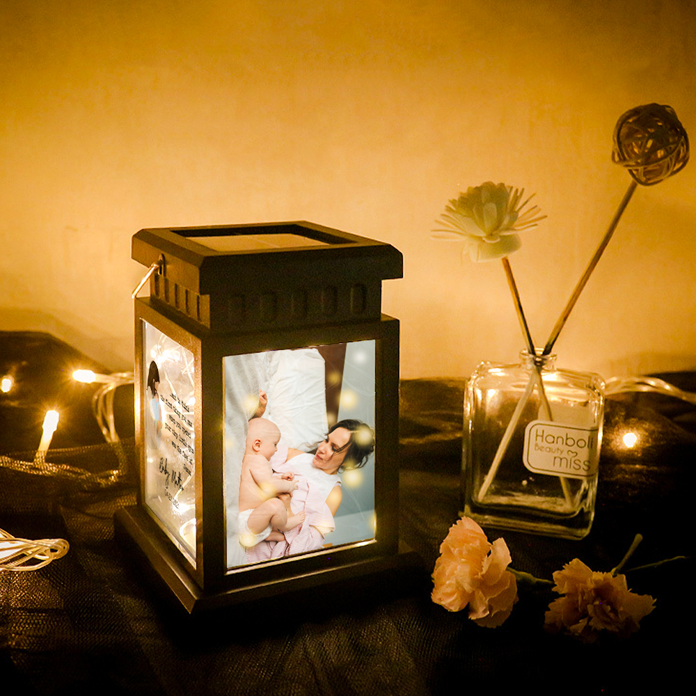 Personalised Photo Lantern Lamp Baby Loss Memorial Sympathy gift-Jessemade AU