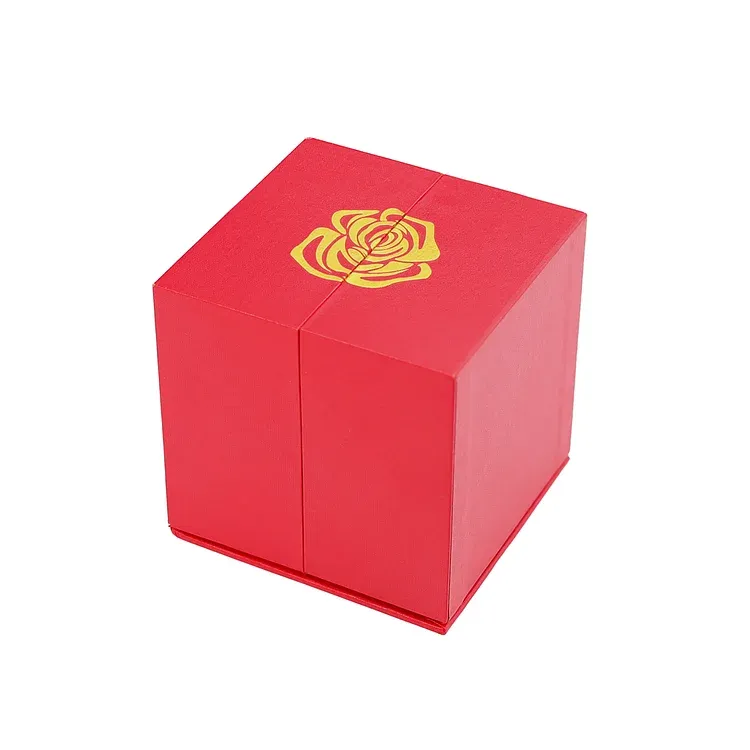 Rose Ring Box Red Jewelry Gift Box Ring Packaging Box-Jessemade AU