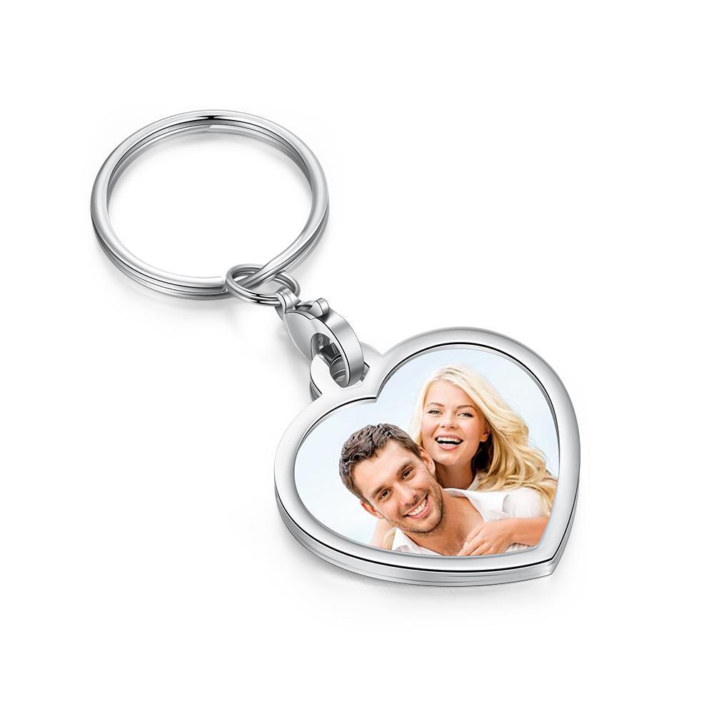 Personalised Keychain Engraved Photo Keychain Gifts For Him-Jessemade AU