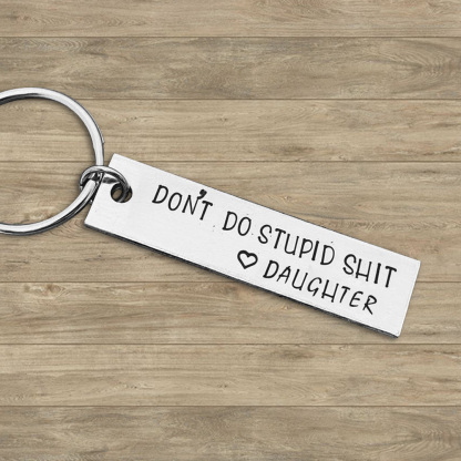 Don't Do Stupid, Personalised Keychain Gifts For Kids-Jessemade AU