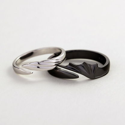 Couple Ring Set Matching Rings Adjustable Ring Gift for Couple-Jessemade AU