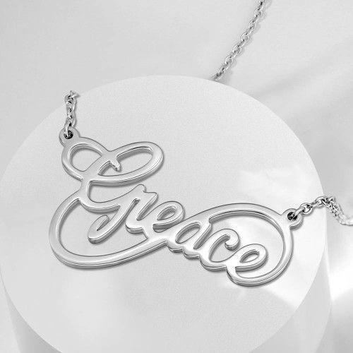 Personalised Necklace Custom 1 Name Necklace Gift For Women-Jessemade AU