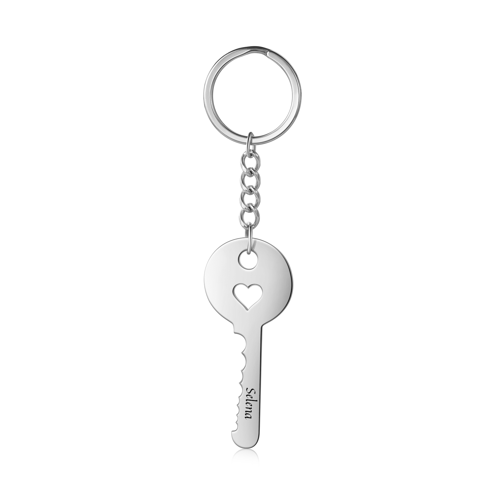 Personalised Couple Keychain Set Customised 2 Names Keyring Stainless Steel Keychains Gifts for Him/Her-Jessemade AU