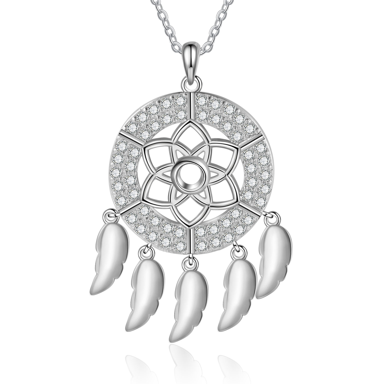 Personalised Dream Catcher Necklace Custom 5 Names Necklace Gifts For Her-Jessemade AU