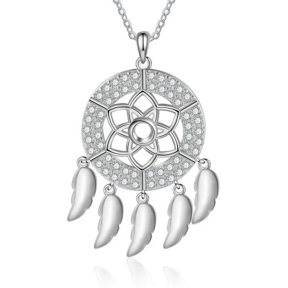 Personalised Dream Catcher Necklace Custom 5 Names Necklace Gifts For Her-Jessemade AU