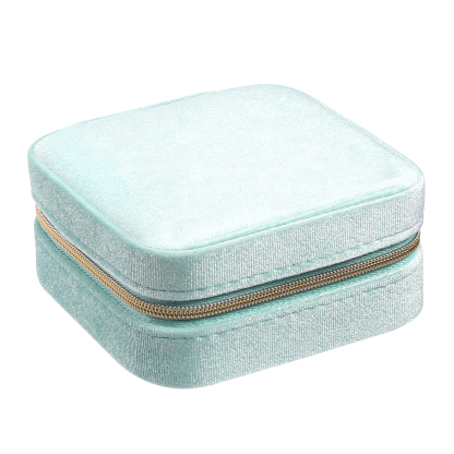 Jewelry Storage Box Blue/Pink/Green/White Travel Jewelry Box Gifts for Ladies Girls-Jessemade AU