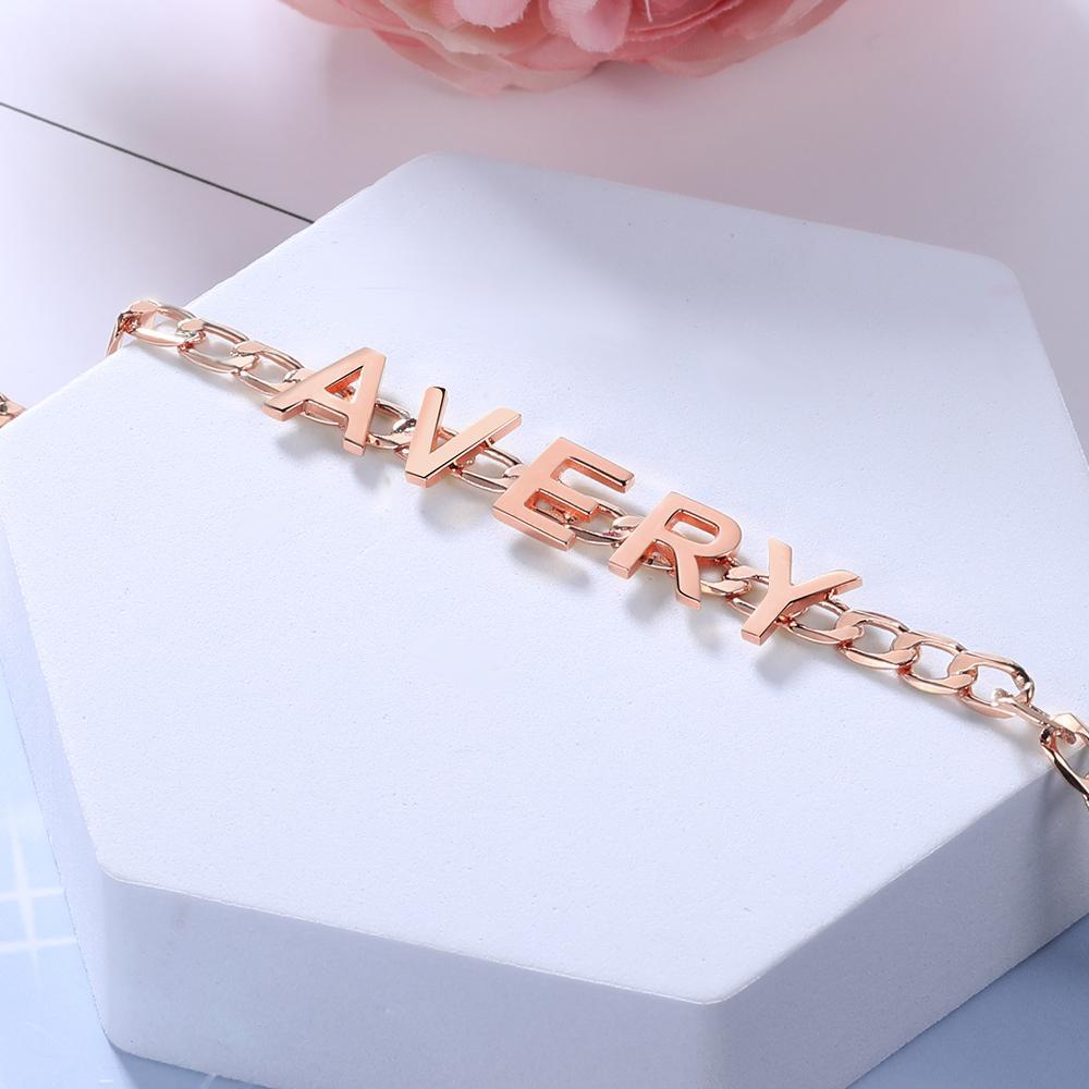 Personalised Bracelet Custom 1 Name Bracelet Gift For Women-Jessemade AU