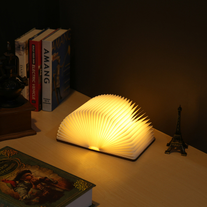 PU Folding Magnetic Glowing LED Book Lamp-Jessemade AU