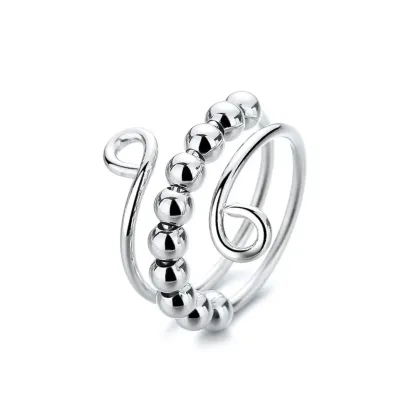 For Daughter - Drive Away Your Anxiety Layer Beads Fidget Ring-Jessemade AU