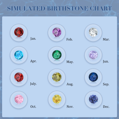 Personalised Infinite Dolphin Necklace With 4 Birthstones Custom Names Best Gift For Her-Jessemade AU