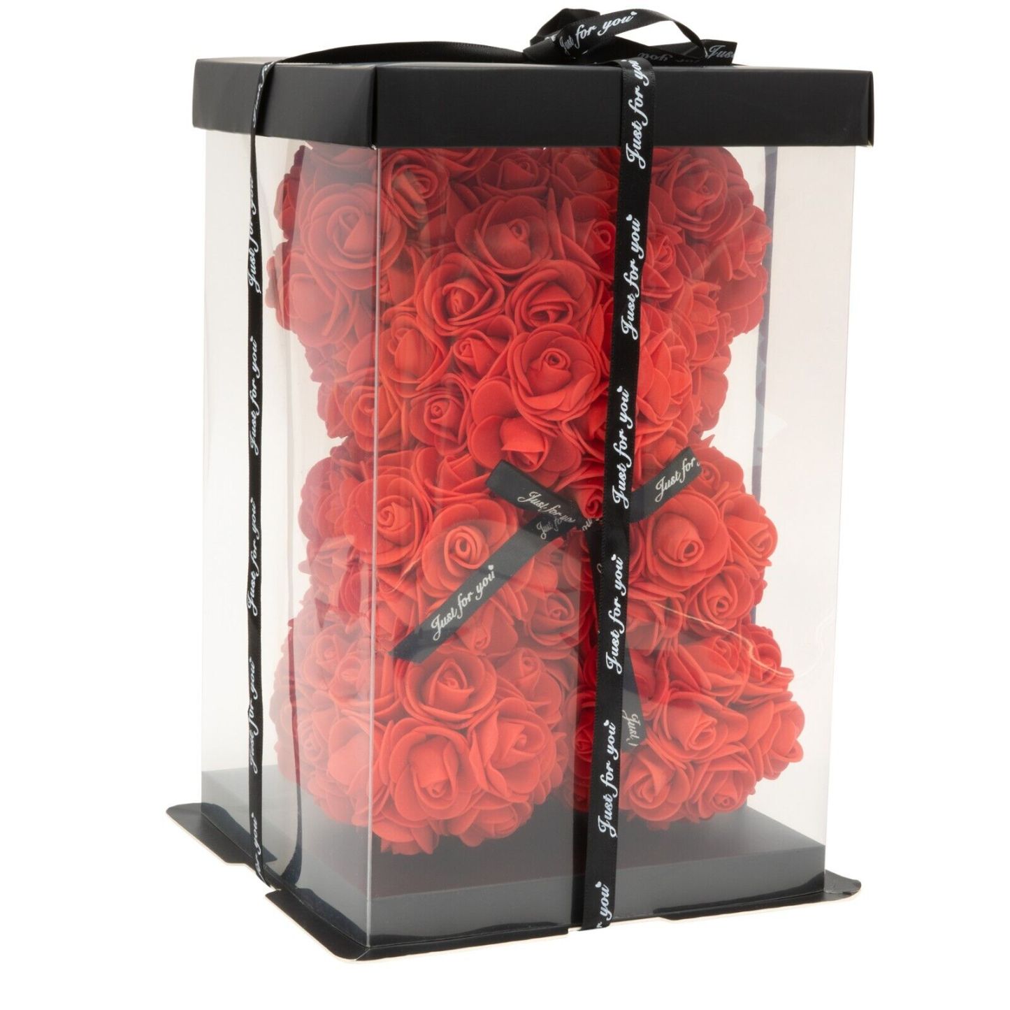 Rose Bear Ornaments Red Bear Valentine's Day Gift for Her-Jessemade AU