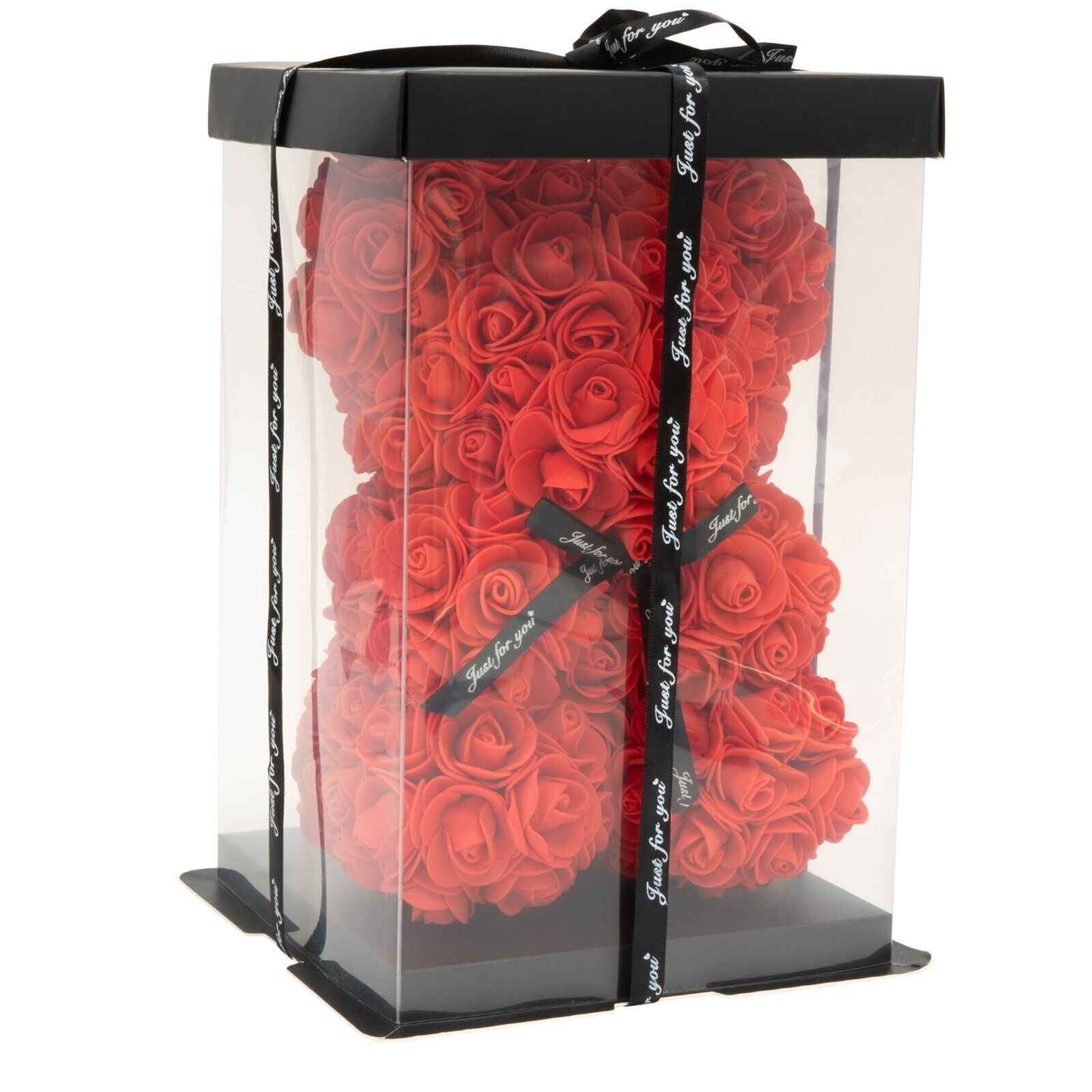 Rose Bear Ornaments Red Bear Valentine's Day Gift for Her-Jessemade AU