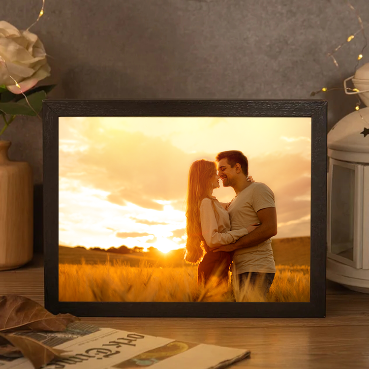 Personalised Photo Frame Night Light Changeable Colour Lamp Home Decor Personalised Gifts for Family Friends-Jessemade AU