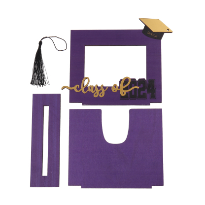 Class of 2024 Personalised Graduation Photo Frame Custom Name & Photo Wooden Frame Creative Gifts-Jessemade AU