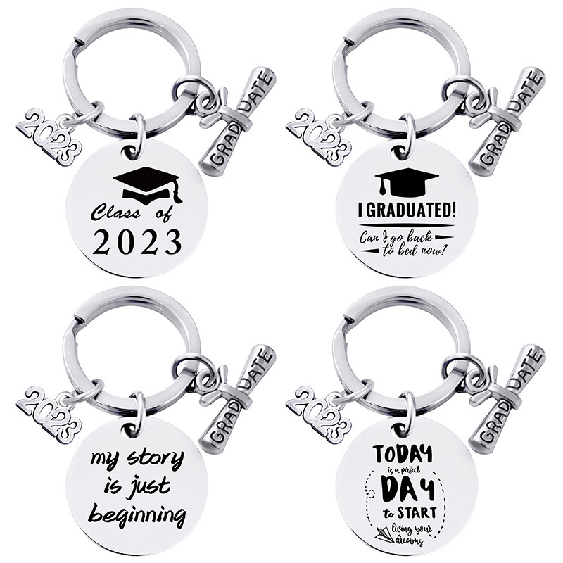 Class of 2023 Graduation Keychain Graduation Gifts for Kids/Good Friend-Jessemade AU