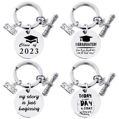 Class of 2023 Graduation Keychain Graduation Gifts for Kids/Good Friend-Jessemade AU