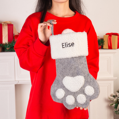 Personalised Christmas Stockings Ornaments Custom 1 Name Christmas Gifts for Family Friends-Jessemade AU