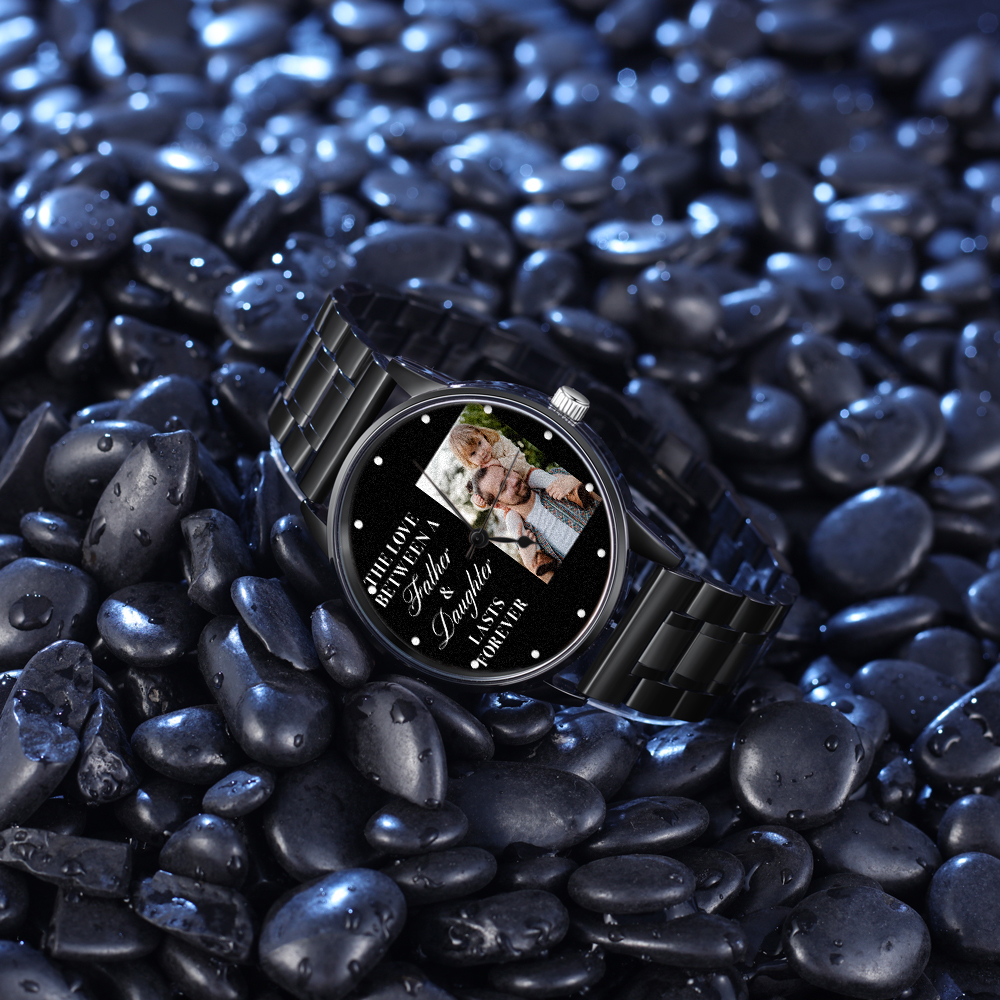 Personalised Photo Watch Custom 1 Photos Mechanical Watch Gifts for Him-Jessemade AU