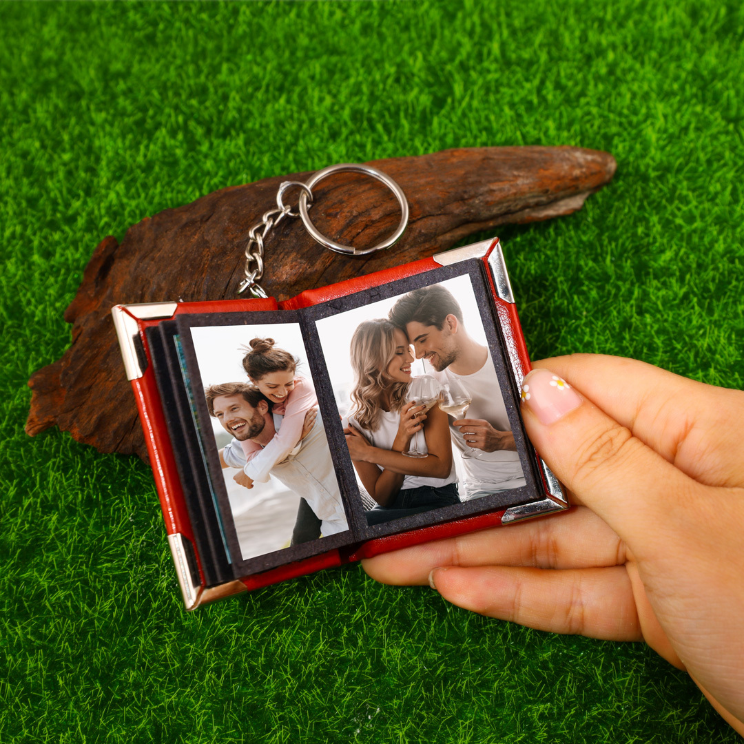 Personalised Mini Album Keychain Custom 10 Photos Keychain Gifts For Her-Jessemade AU