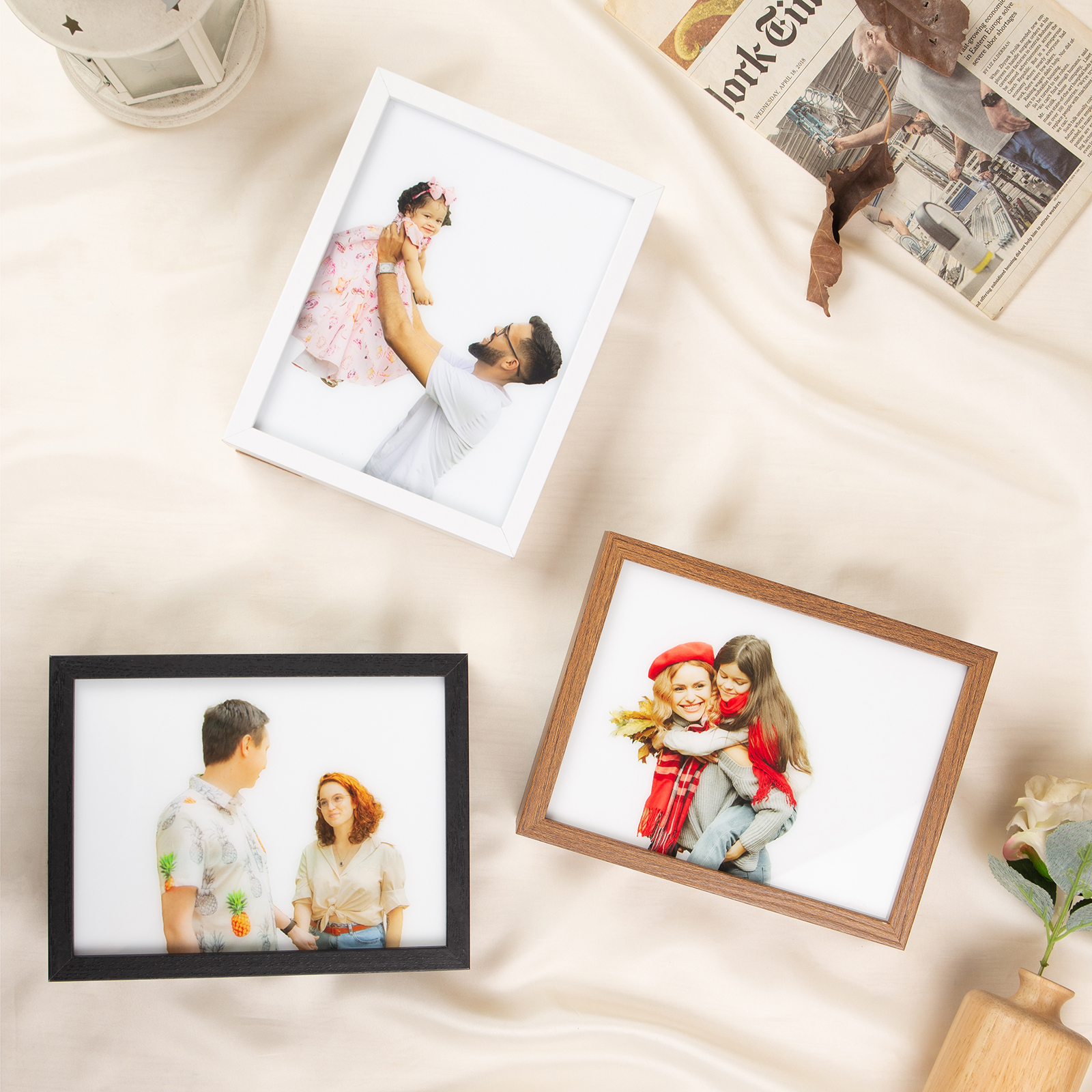 Custom Photo Night Light Frame Changeable Colour Lamp Personalised Gifts Home Decor-Jessemade AU