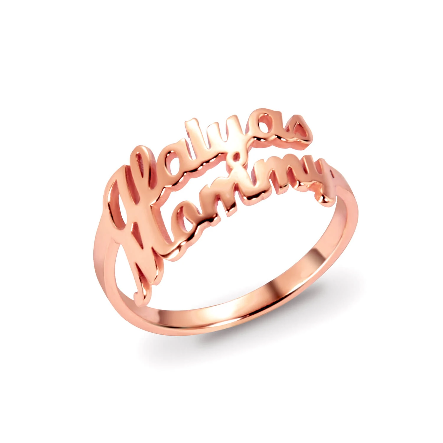 Personalised Ring Custom 2 Names Ring GIFT For Women-Jessemade AU