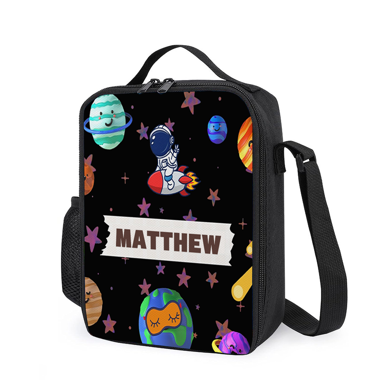 Custom Name Lunch Bag Personalised Moon Lunch Box Gifts for Kids-Jessemade AU