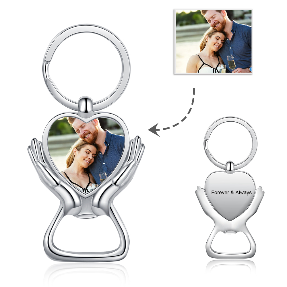 Personalised Keychain Custom photo Keychain Gifts For Him-Jessemade AU